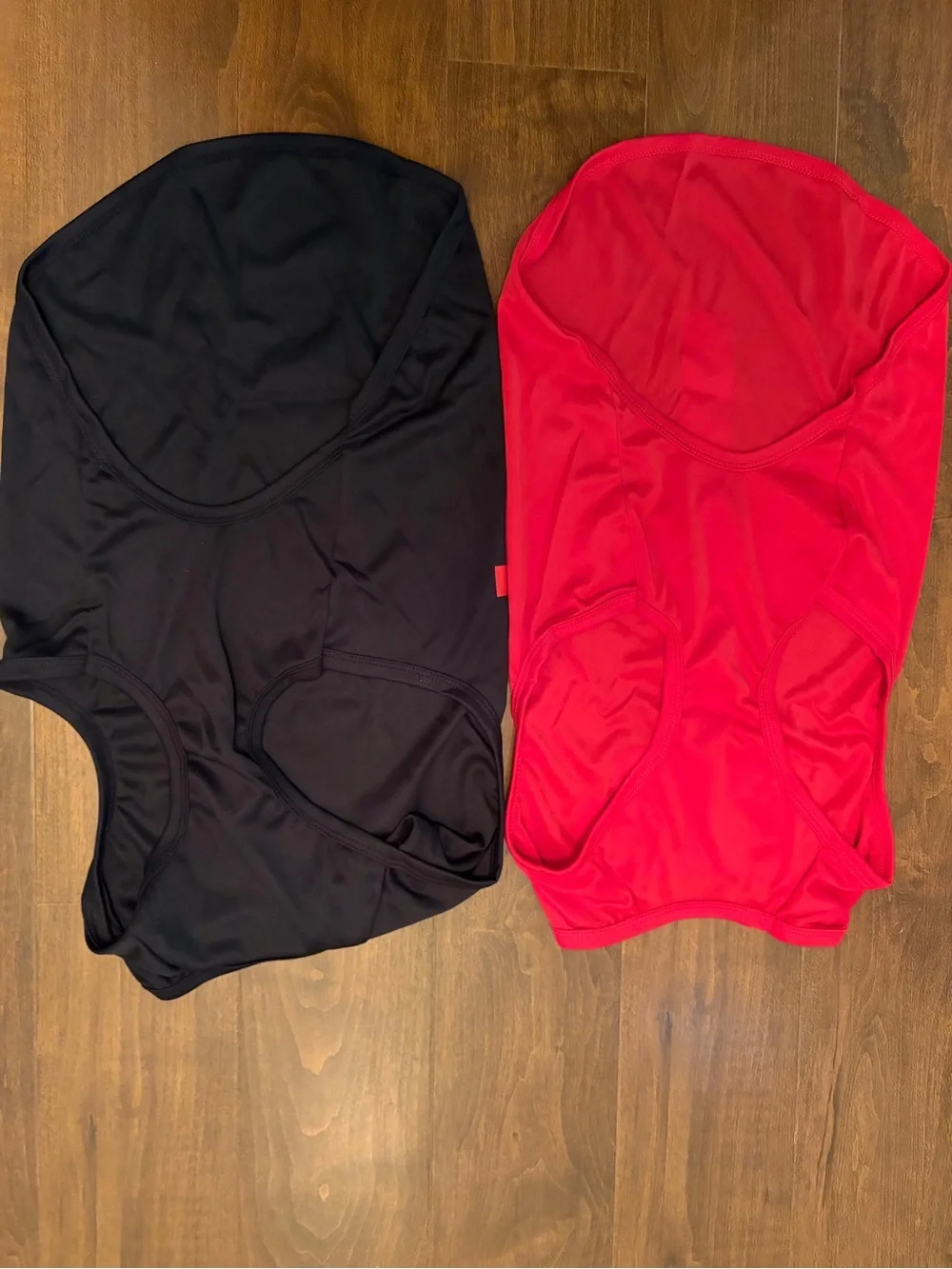 Holiday Dog Costume Set - Red Santa & Black Elf Tops